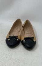 Load image into Gallery viewer, Aldo Womens Krishelle-In Beige Black Leather Slip-On Ballet Flats Size 8