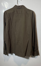 Load image into Gallery viewer, Banana Republic Womens Brown Collared Long Sleeve Button-Up Shirt Size Medium
