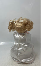 Load image into Gallery viewer, Allie Condie Porcelain Collectible Prayer Blonde Hair White Dress Doll