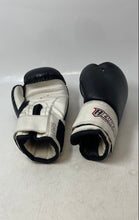 Load image into Gallery viewer, Pair Of Revgear Unisex Black White Hook & Loop Boxing Sparring Gloves