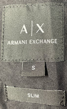 Load image into Gallery viewer, Armani Exchange Mens Black Long Sleeve Slim Fit Button-Up Shirt Size Small
