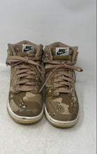 Load image into Gallery viewer, Nike Womens Dunk High Brown Camouflage Leather Lace-Up Sneaker Shoes Size 6.5