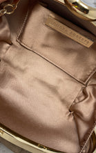 Load image into Gallery viewer, Sondra Roberts Womens Light Brown Chain Strap Magnetic Small Evening Clutch Bag