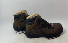Load image into Gallery viewer, Avenger Womens Framer CT A7126 Brown Leather Lace-Up Ankle Work Boots Size 8.5