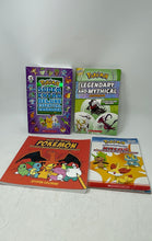 Load image into Gallery viewer, Lot Of 4 Pcs Assorted Pokemon Mixed Handbooks Guidebook And Drawing Book