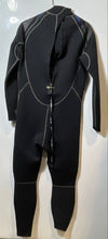 Load image into Gallery viewer, Bare Sport Mens Black Blue Long Sleeve Crew Neck Full Body Wetsuit Size Large