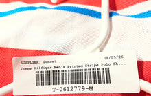 Load image into Gallery viewer, Tommy Hilfiger Mens Multicolor Striped Printed Short Sleeve Polo Shirt Size L/G
