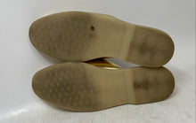 Load image into Gallery viewer, Sam Edelman Womens Kira Gold Leather Slip-On Almond Toe Mule Sandals Size 7M