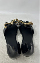 Load image into Gallery viewer, Melissa Womens Black Bow Open Toe Slip-On Ballet Flats Size 9