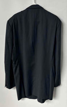 Load image into Gallery viewer, Oscar De La Renta Mens Gray Wool Notch Lapel Three-Button Blazer Size 48