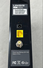 Load image into Gallery viewer, Linksys Model CM3016 Black Coax Ethernet Cable Modem With Adapter Not Tested