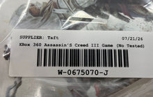 Load image into Gallery viewer, Ubisoft Xbox 360 Assassin's Creed III GameStop Edition Video Game No Tested