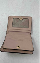 Load image into Gallery viewer, Michael Kors Womens Nude Saffiano Leather Studded ID Window Snap Bifold Wallet