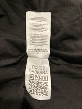 Load image into Gallery viewer, Authentic Dolce & Gabbana Womens Black Cotton Graphic T-Shirt Size EU 48 Stained