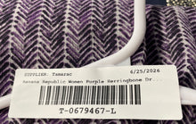 Load image into Gallery viewer, Banana Republic Womens Purple Sheer Long Sleeve Pullover Shift Dress Size M