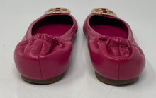 Load image into Gallery viewer, Authentic Tory Burch Womens Reva Pink Leather Slip-On Ballet Flats Sz 5.5M Worn