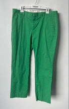 Load image into Gallery viewer, Express Mens Green Flat Front Straight Leg Photographer Dress Pants Size 34x32