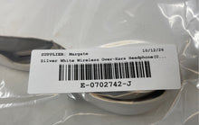 Load image into Gallery viewer, Silver White Water-Resistant Wireless Bluetooth Over The Ear Headphones Untested