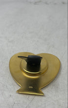 Load image into Gallery viewer, Mary Kay 2004 Gold-Tone Heart-Shaped Analog Quartz Mini Desk Clock Not Tested