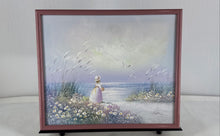 Load image into Gallery viewer, Seaside Ocean Waves Beach Coastal Canvas Wall Art Work Oil Painting Signed