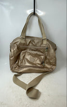 Load image into Gallery viewer, Kipling Womens Golden Outer Pockets Zip Top Lined Tote Bag With Adjustable Strap