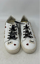 Load image into Gallery viewer, Karl Lagerfeld Womens Cate Pins White Leather Lace-Up Sneaker Shoes Size 8