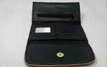 Load image into Gallery viewer, Michael Kors Womens Copper Color Credit Card Slots Trifold Wallet