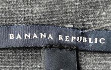 Load image into Gallery viewer, Banana Republic Womens Gray Collarless Buckle Belt Side Zip Sheath Dress Size 6
