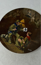 Load image into Gallery viewer, Edwin M. Knowles The Old Scout Multicolor Round Shape Collector Plate