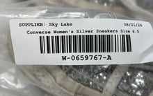 Load image into Gallery viewer, Converse Womens One Star Ox 562025C Silver Lace-Up Sneaker Shoes Size 6.5