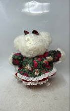 Load image into Gallery viewer, Dan Dee Multicolor Floral Holly Berry 1995 Teddy Bear Stuffed Animal Plush Toy