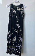 Load image into Gallery viewer, Jones New York Womens Black Floral Sleeveless Round Neck Shift Dress Size 2P