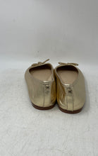 Load image into Gallery viewer, Sam Edelman Womens Felicia Gold Leather Round Toe Slip-On Ballet Flats Size 9.5W