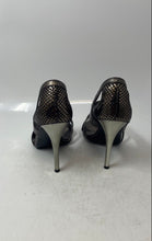 Load image into Gallery viewer, Guess Womens Nasri Multicolor Animal Print Open Toe Strappy Heels Size 6.5