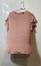 Load image into Gallery viewer, Vince Camuto Womens Pink Short Sleeve Crew Neck Blouse Top Size Small