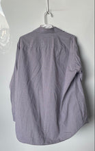 Load image into Gallery viewer, Calvin Klein Mens Purple Plaid Long Sleeve Regular Fit Dress Shirt Size L 16.5