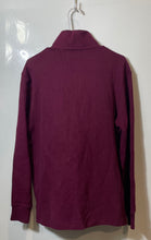 Load image into Gallery viewer, Polo Ralph Lauren Mens Burgundy Long Sleeve Mock Neck 1/4 Zip Sweatshirt Size M