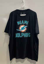 Load image into Gallery viewer, NFL Team Apparel Mens Black Cotton Miami Dolphins Pullover T-Shirt Size XL
