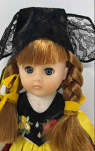 Load image into Gallery viewer, Vogue Blonde Hair Black Eyes Ginny Doll From Far Away Lands Collection