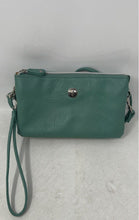 Load image into Gallery viewer, Stone Mountain Womens Green Detachable Strap Inner Pockets Crossbody Bag