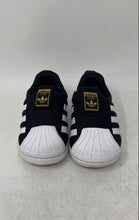 Load image into Gallery viewer, Adidas Kids Superstar 360 S82711 Black White Low Top Sneaker Shoes Size 6K