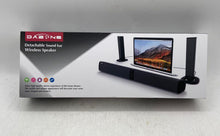 Load image into Gallery viewer, Dazone Black Bluetooth Detachable Sound Bar Wireless Speaker With Box Not Tested