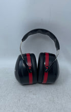 Load image into Gallery viewer, Nexus Black Red Noise Reduction Adjustable Headband Shooting Earmuffs