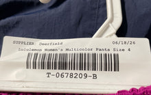 Load image into Gallery viewer, Lululemon Womens Multicolor Colorblock Drawstring Tapered Leg Jogger Pants Sz 4