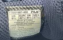 Load image into Gallery viewer, Fila Mens Axilus 3 1TM01987-466 Blue White Lace-Up Sneaker Shoes Size 9.5