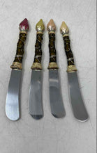 Load image into Gallery viewer, Set Of 4 Pcs 2 Saints Spreader Silver-Tone Engraved Butter Knife