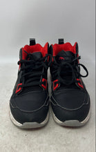 Load image into Gallery viewer, And1 Boys Black Red Leather Lace-Up Round Toe Low Top Basketball Shoes Size 5