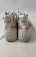 Load image into Gallery viewer, Nike Womens Blazer Mid 77 CZ1055-114 White Pink Lace-Up Sneaker Shoes Size 8