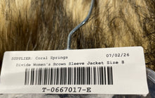 Load image into Gallery viewer, Divided By H&M Womens Brown Sleeveless Lined Open Front Fur Vest Jacket Size 8