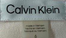 Load image into Gallery viewer, Calvin Klein Womens Pink Short Sleeve Belted Ruffle Hem Sheath Dress Size 6